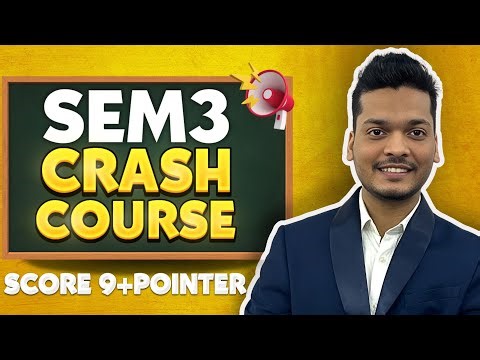 ⭐ SEM 3 Crash Course | Score 9+ Pointer | Engineering Semester 3 | Mumbai University #sem3 #mu