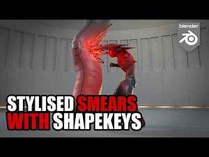 Stylised smears with shapekeys in Blender 3D - Alive! free sample