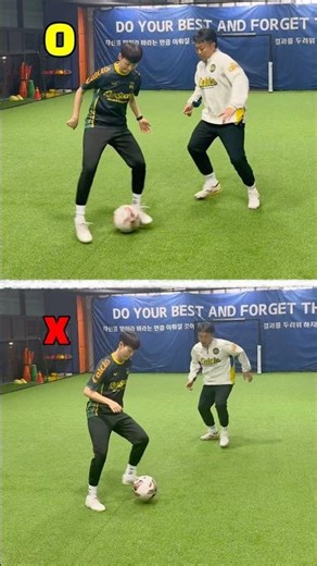 리턴 볼 터치 턴 스킬🔥#soccer #football #dribble#축구#풋살#턴#기본기