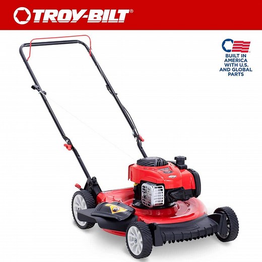 Reviews for Troy-Bilt 21 in. 140 cc Briggs and Stratton Gas Walk Behind Push Lawn Mower with Mulching Kit Included | Pg 1 - The Home Depot