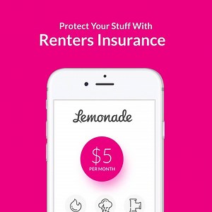 20 reactions | Renter? Get your TV, phone, laptop and other valuables covered by Lemonade's renters insurance, starting at $5/mo! | Lemonade | Facebook