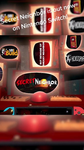 Secret Neighbor is out now on #nintendoswitch ! link in bio! #helloneighbor #switch #gaming #gamerelease #fypシ