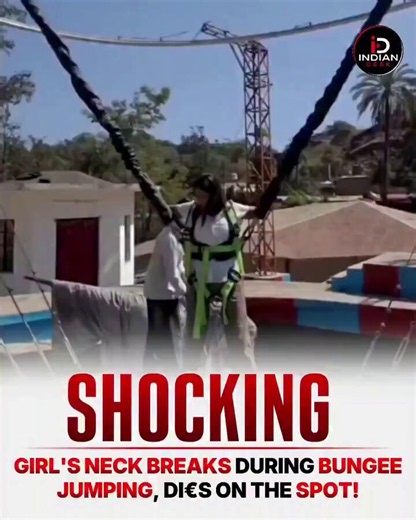 TRAGIC INCIDENT: Girl Dies During Bungee Jumping Accident A shocking accident during a bungee jumping activity has gone viral after reports claimed that a young girl lost her life. #tejran #bbvipal5 #paobc #i̇ran #IranWar‌ #Hit #car #Accident