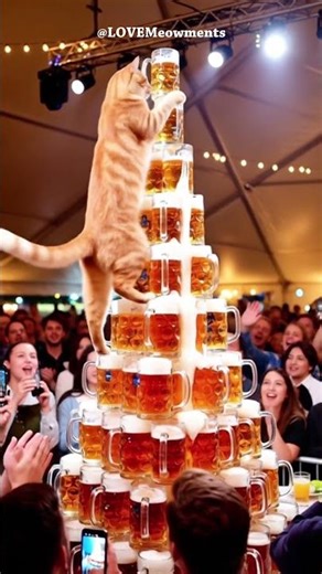 You Won't Believe What This Cat Did at the Party! #cat #kitty #kitten #catlovers #cutecat