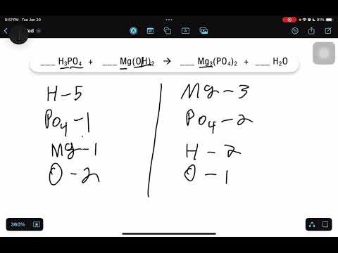 Balancing Equations Practice