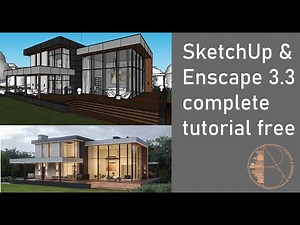 Free Sketchup and ENSCAPE course | Complete walkthrough tutorial