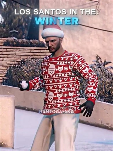 This Was Our Last Snow In GTA 5... 🥲💔 #gta #gta5 #grandtheftauto