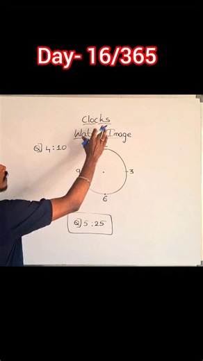 Akshay | 🕒 Clocks – Water Image Trick | Day 16/365 ⏰ Day 16 of my 365-day learning series ✅ Today’s concept: Clocks – Water Image 🔄 A super-useful... | Instagram