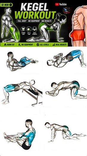 20 Minute Kegel Exercises kegel workout🔥 #kegelworkout #kegelexercise #fitness #youtubeshorts