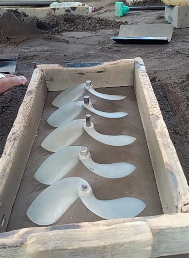 molde de palhetas 5,5 Hp e 6,5 hp.