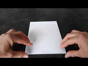 Comment plier une feuille en 4