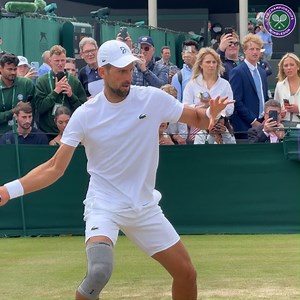 Novak Djokovic putting in the work ahead of his 13th #Wimbledon semi-final 💪 | Wimbledon