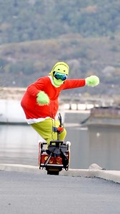 9K views · 143 reactions | Can we put the Christmas tree up now?  @duceevolution as the Grinch on a Onewheel sleigh | Craft&Ride | Facebook
