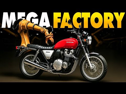 Inside Honda’s INSANE Factory That Builds 7,000 Bikes a Day