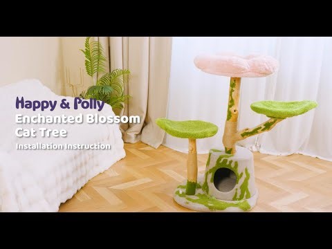 Enchanted Blossom Cat Tree Setup | Easy Assembly Guide