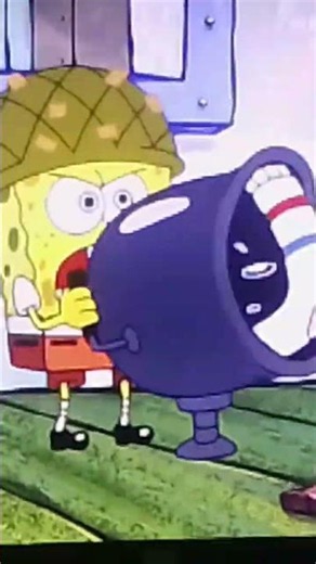 SpongeBob said, "No shirt, no shoes, no service!" 💢