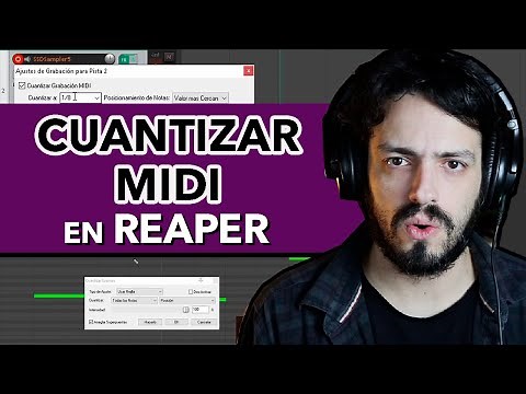 Cómo cuantizar MIDI en REAPER