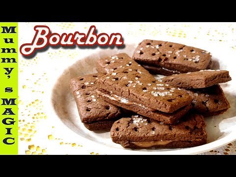 bourbon biscuit | cookies recipe in microwave convection | bourbon cookies | Mummy's MAGIC