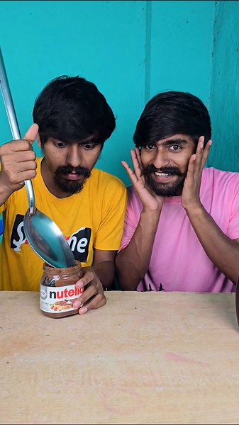 Big vs Small Spoon—Who Got Lucky? 🤯🍴