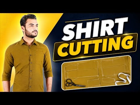 Easy Shirt Cutting for Beginners | Perfect Shirt Cutting Tutorial | How to Shirt Cutting
