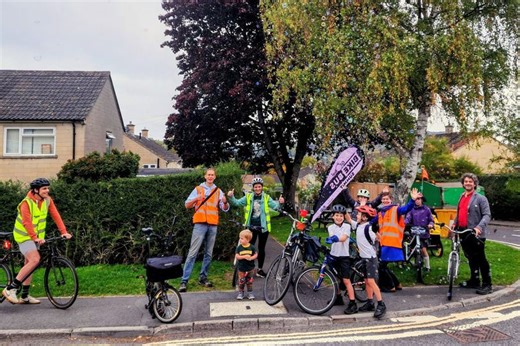 Innovative new bike bus is a hit with families and keeps kids safe