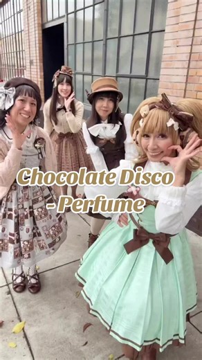 Chocolate Disco by Perfume w/ Jenvolio, Kayas.coords, and ma.ma.matsu during our Chocolate themed EGL meet-up at Dandelion Chocolate Factory in SF. #dance #dancechallenge #egl #eglfashion #eglcommunity
