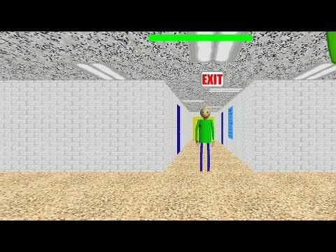 Baldi's Basics but The Text Is Invisible Android
