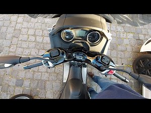 Piaggio MP3 500 LT, BJ 2016. Austausch eines defekten Bremshebels.