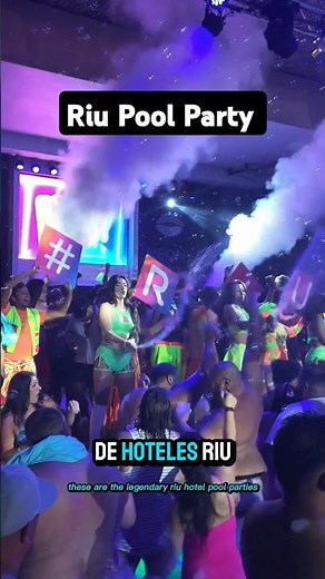 RIU POOL PARTY en RIU Santa Fe Cabo San Lucas #riuhotels #poolparty #party #cabo #loscabos #mexico