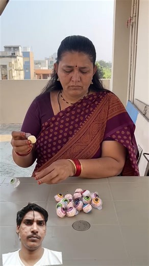 This alien stole her eye candies 👁️😱🤣 #mrteju​ #shorts​ #comedy​ #entertainment​