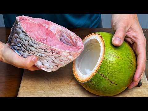 The head chef puts fish meat into a coconut! Turns it into a 5-star dish worth millions of dollars