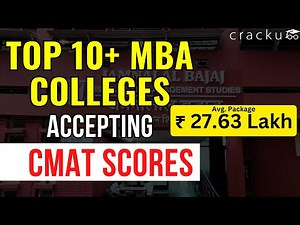 Top 10+ CMAT Accepting Colleges With Their Cut-off, Fees & Average Packages