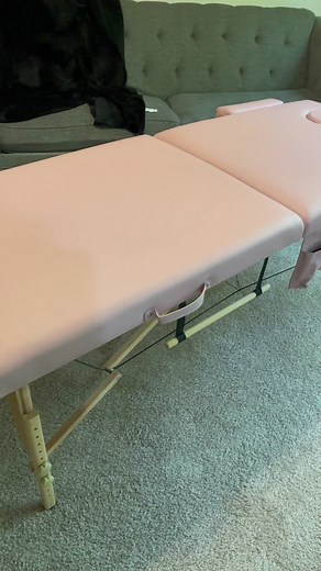 New Pink Massage Table with Unique Features
