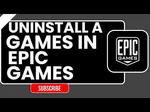 How to Uninstall a Game in Epic Games Launcher (Easy 2026 Guide)