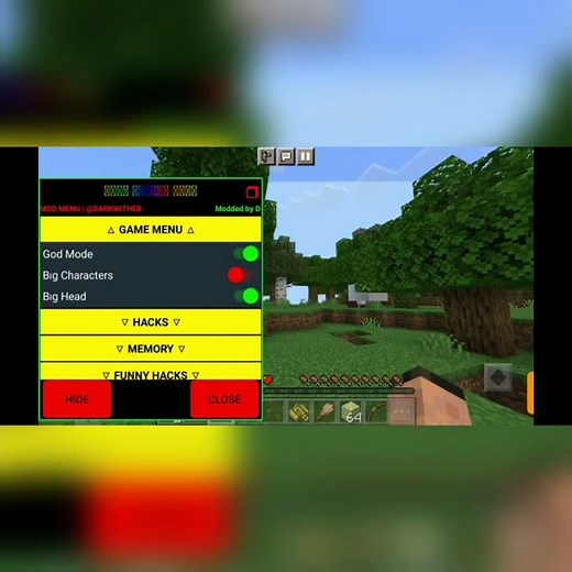 mincraft mod menu 1.20.0.01😀😉😊🤩#minecraft #mod