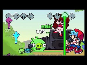 Cake Race (hard mode) Perfect Combo | Bad Piggies Mod | Friday Night Funkin'