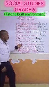 historic built environment in Eastern africa