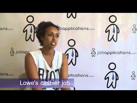 Lowe's Interview - Cashier