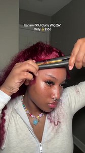 191K views · 1.6K reactions | I Love Thus Hair Style Real Bad ✨푯풂풊풓 풊풏풇풐:$165=26" 99푱 푪풖풓풍풚 푾풊품❤️ Get Extra 25% OFF with “Code: 헞헠ퟮퟱ” for all Lace wig | Karlami Hair | Facebook