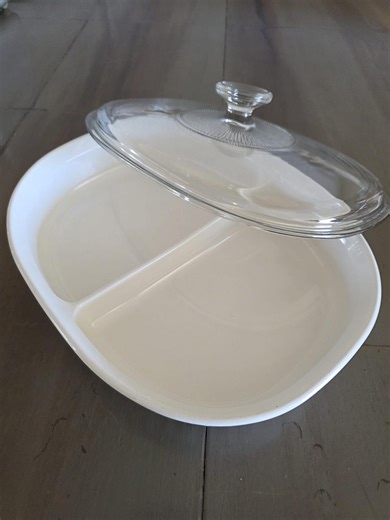 Vintage Corning Ware, Divided Dish With Lid, MC-6-B - Etsy