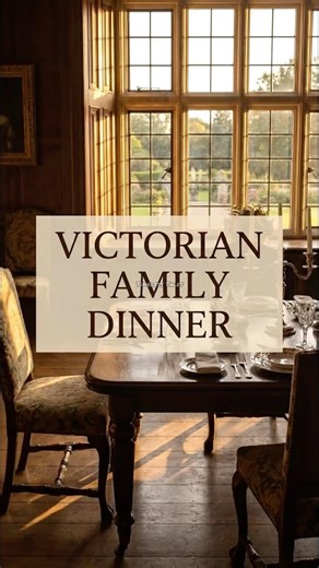 A Victorian Family Dinner #VictorianLife #historicalmoments #CandlelightHistory #LifeInThe1800s