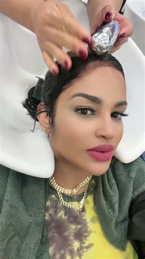 Relaxing Hair Wash Experience at the Salon