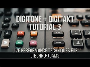 Elektron Digitone & Digitakt Tutorial 3 | Live performance techniques for (Techno-) Jams