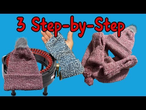 Knit Warmth for Homeless Outreach: Circular Hats, Scarves, and Gloves Tutorial