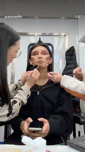 KATARA becoming the painted Lady #avatarthelastairbender #netflixavatar #paramountplus #reamavatar