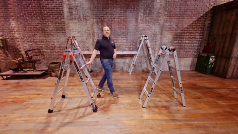 Little Giant Ladders, Trestle Brackets, Ladder Accessory, Aluminum, Fits Most Multi-Position Models, (26999)