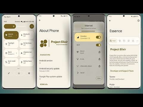 Project Elixir 1.5 Android 12 GSI ROM | OEM GSI Port For ARM-64 AB Devices