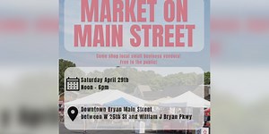 Shop your favorite local vendors at the Market on Main