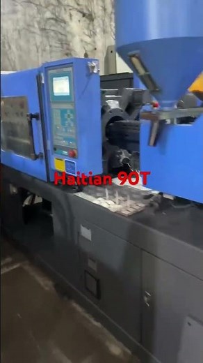 China Brand Haitian 90 Tons servo Plastics injection molding machine with T-slot#injectionmolding