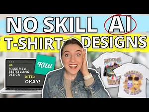 THIS WILL CHANGE EVERYTHING! How to Use AI to Create T-Shirt Designs for Print on Demand